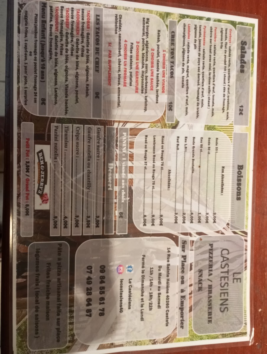 Menu Le Castésiens-1